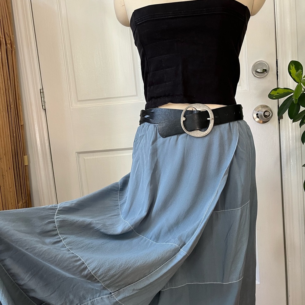 Flowy Blue Skirt from Jeremy Laing